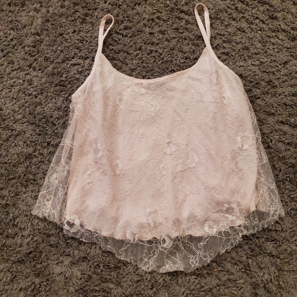Nanette Lepore Light Pink Lacey Tank - Picture 4 of 8
